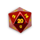 Fireball - Boulder® 45mm D20 Metal Dice - NOR 00871