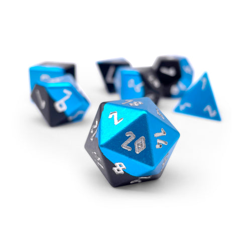 Frost Giant - 7 Piece RPG Set 6063 Aluminum Hybrid Dice