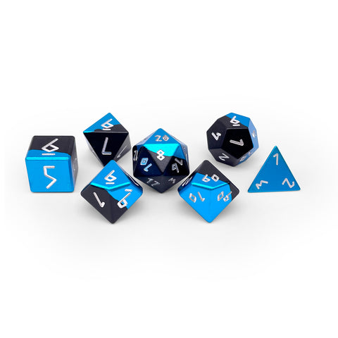 Frost Giant - 7 Piece RPG Set 6063 Aluminum Hybrid Dice