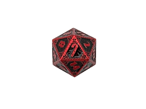 Holiday Mystery Metal D20