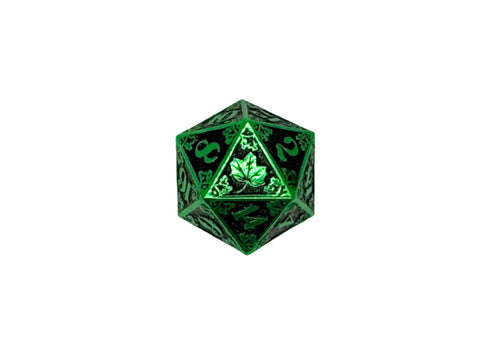 Holiday Mystery Metal D20