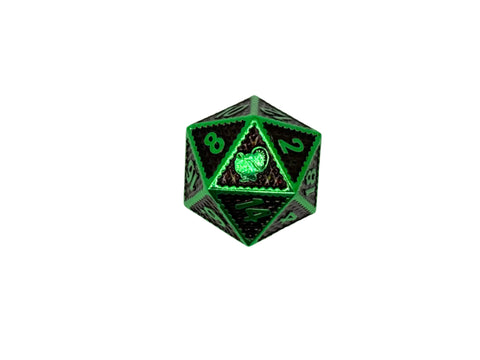 Holiday Mystery Metal D20