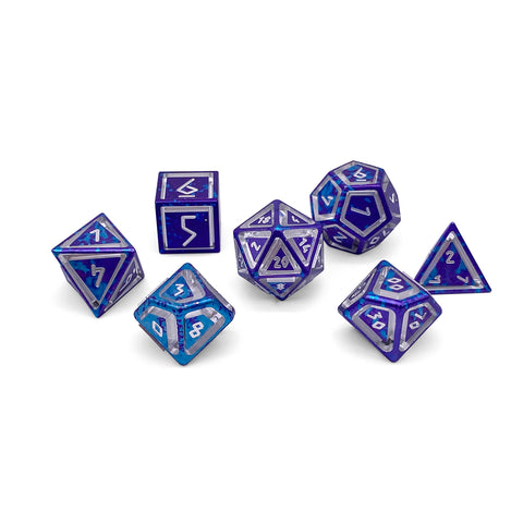 Wondrous Nimbus™ Precision CNC Aluminum Dice Set - Galactic Conquest