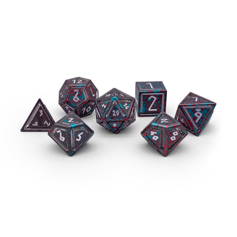 Giant Slayer - Nimbus™ 7 Piece RPG Set 6063 Aluminum Wondrous Dice