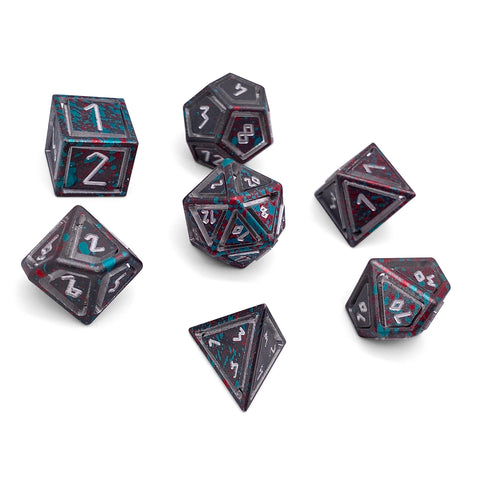 Giant Slayer - Nimbus™ 7 Piece RPG Set 6063 Aluminum Wondrous Dice