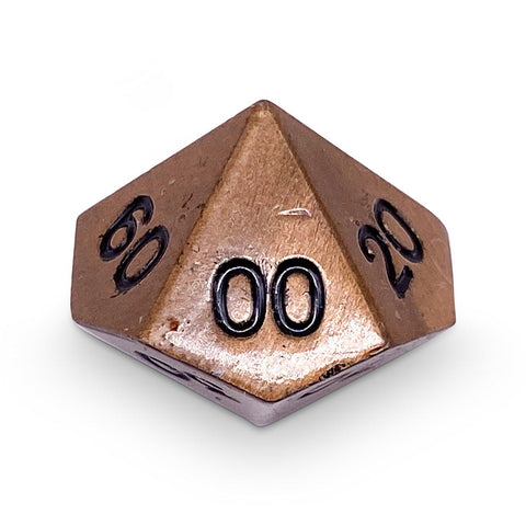 Single Alloy Percentile D10 in Gnomish Copper by Norse Foundry