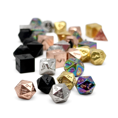 Pixie Mini Metal Dice Sets - 5-7mm