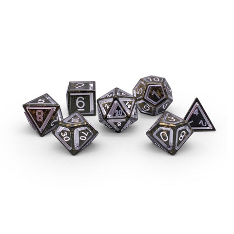 Great Void - Nimbus™ 7 Piece RPG Set 6063 Aluminum Wondrous Dice