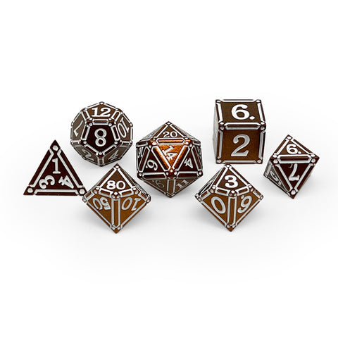 Ironworks - Hellfire 7 Piece RPG set Alloy Dice