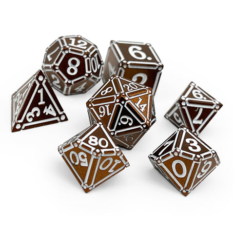 Ironworks - Hellfire 7 Piece RPG set Alloy Dice