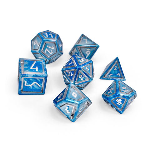 Holy Smite! - Nimbus™ 7 Piece RPG Set 6063 Aluminum Wondrous Dice