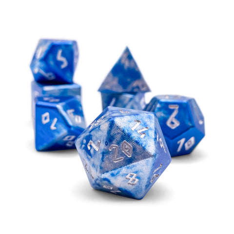 Holy Smite! - 7 Piece RPG Set 6063 Aluminum Wondrous Dice