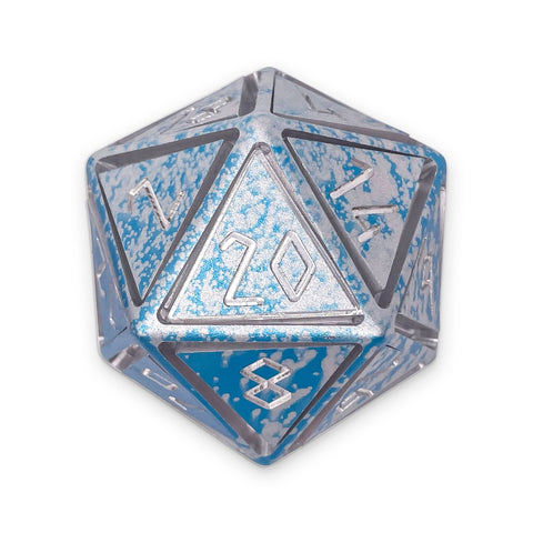 Holy Smite! - Nimbus™ Boulder® 55mm 6063 Aluminum Wondrous Dice