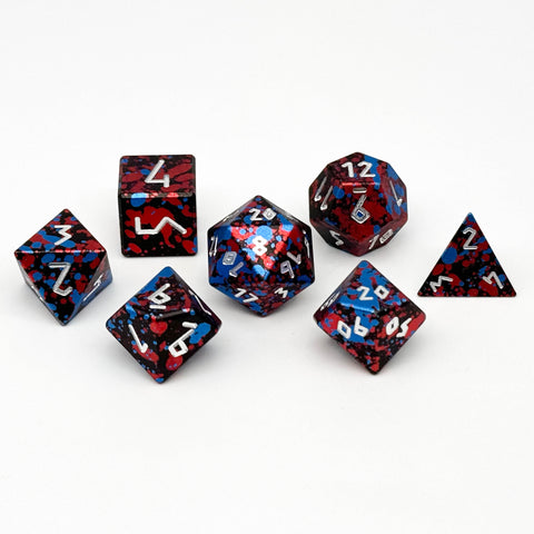 Dark Circus - 7 Piece RPG 6063 Aluminum Wondrous Dice