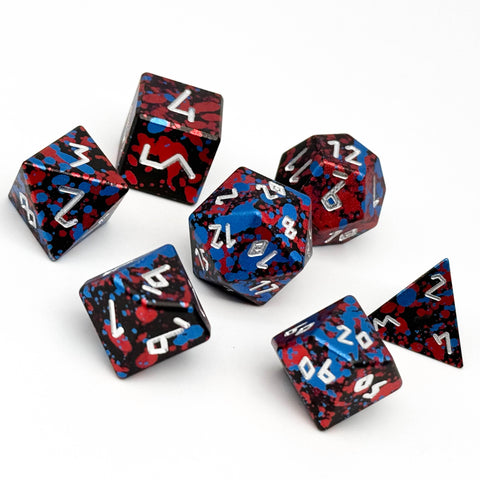 Dark Circus - 7 Piece RPG 6063 Aluminum Wondrous Dice