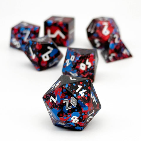 Dark Circus - 7 Piece RPG 6063 Aluminum Wondrous Dice