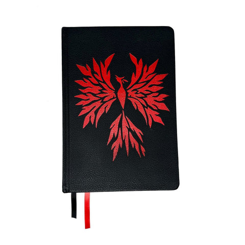 Lined Journal - Phoenix - Red