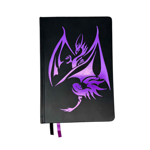 Lined Journal - Dragon - Purple