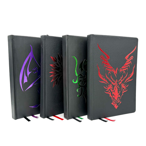 Lined Journal - Dragon - Purple