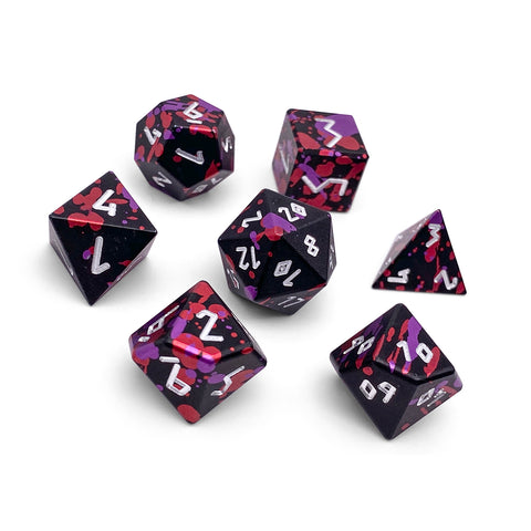 Infernal Pact - 7 Piece RPG Set 6063 Aluminum Wondrous Dice