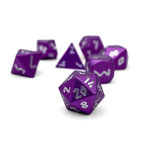 Lich Purple Pebble™ Dice - 10mm 6063 Aircraft Grade Aluminum Mini