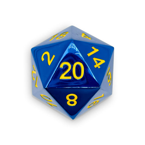 Lightning Bolt - Boulder® 45mm D20 Metal Dice