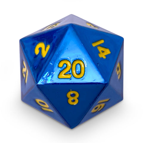 Single Alloy Dice - Lightning Bolt D20