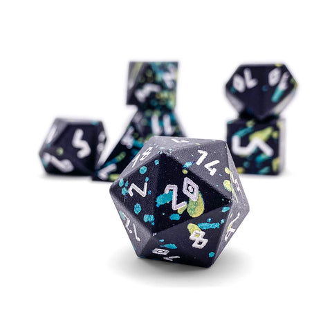 Lizardman - 7 Piece RPG Set 6063 Aluminum Wondrous Dice