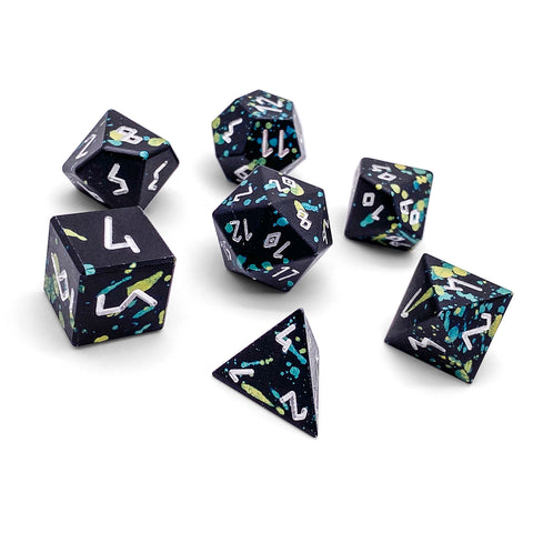 Lizardman - 7 Piece RPG Set 6063 Aluminum Wondrous Dice