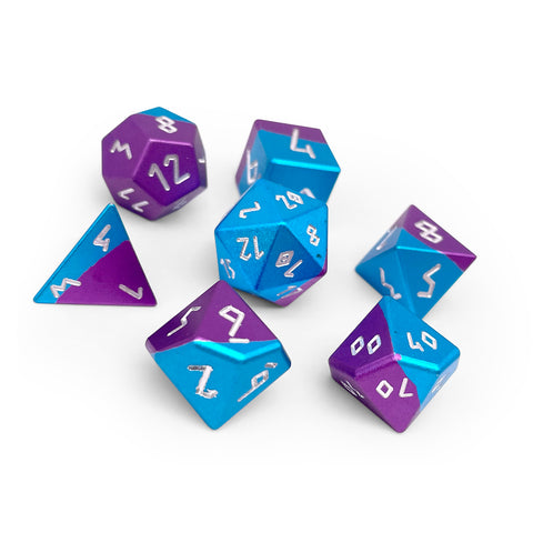 Mad Titan - 7 Piece RPG Set 6063 Aluminum Hybrid Dice