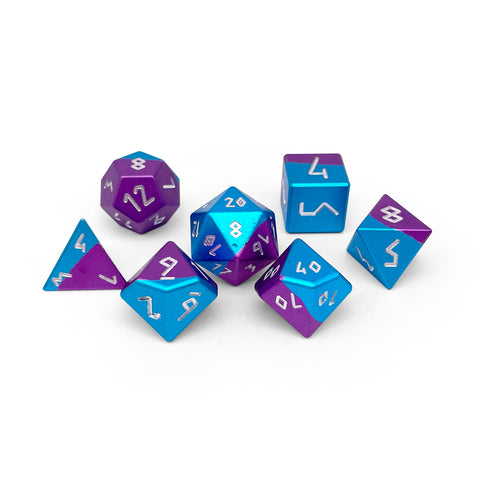 Mad Titan - 7 Piece RPG Set 6063 Aluminum Hybrid Dice