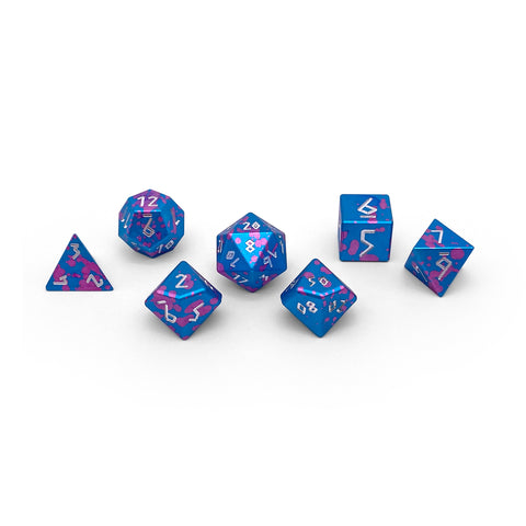 Miami Dice - 7 Piece RPG Set 6063 Aluminum Wondrous Dice