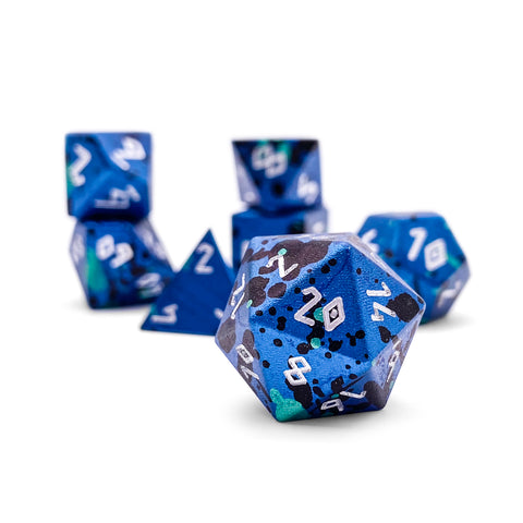 The Mystery Die - 7 Piece RPG Set 6063 Aluminum Wondrous Dice