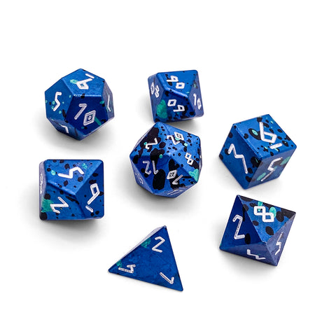 The Mystery Die - 7 Piece RPG Set 6063 Aluminum Wondrous Dice