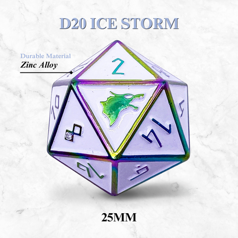 Runestones™ - 25mm D20 - Ice Storm