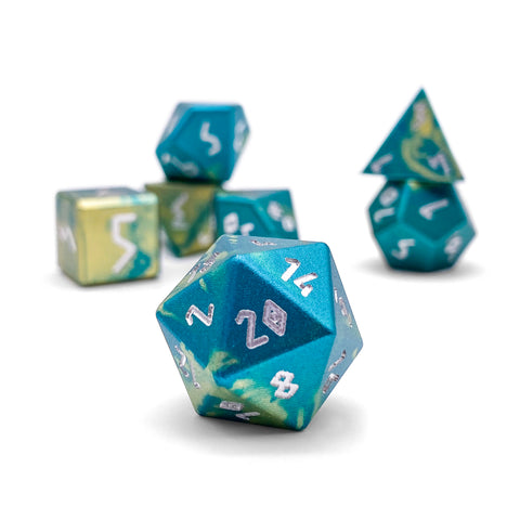 Nautical Demise - 7 Piece RPG Set 6063 Aluminum Wondrous Dice