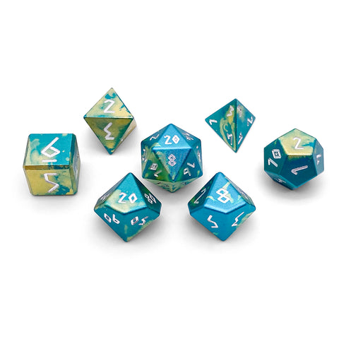 Nautical Demise - 7 Piece RPG Set 6063 Aluminum Wondrous Dice