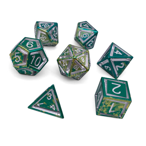 Nautical Demise - Nimbus™  7 Piece RPG Set 6063 Aluminum Wondrous Dice