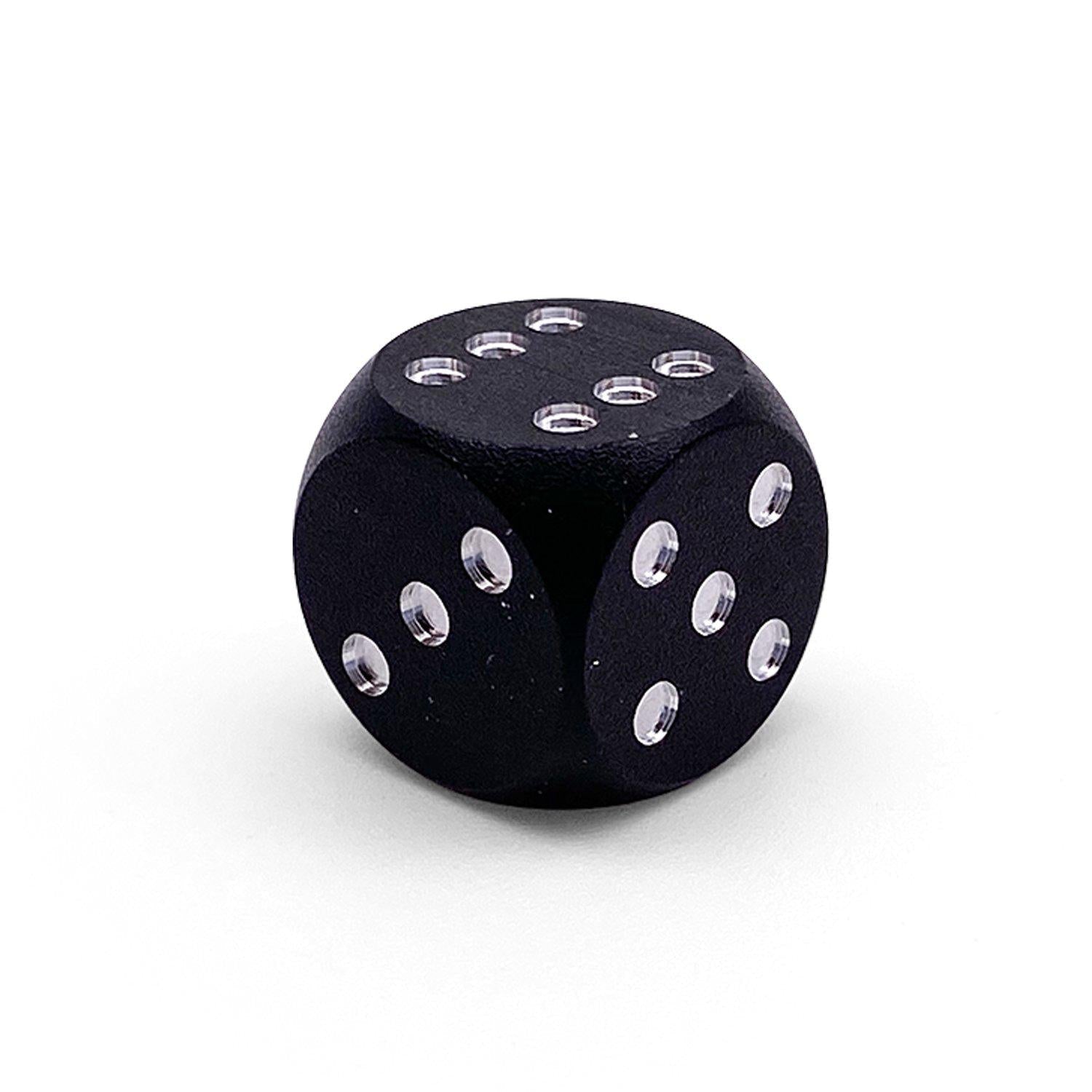 Single Aluminum D6 Mini - Round Edges - Night Black - NOR 04655