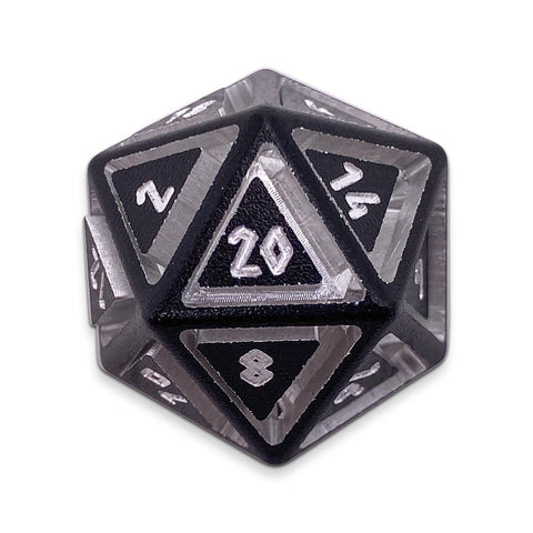 Nimbus™ Precision CNC Aluminum D20 Single Norse Font - Night Black