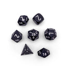 Night Black - Pebble™ 10mm Set 6063 Aluminum Dice - NOR 01916