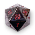 Nightmare Black Metal Countdown Dice 25mm - NOR 03910