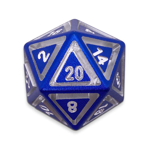 Nimbus™ Precision CNC Aluminum D20 Single Norse Font - Noble Blue