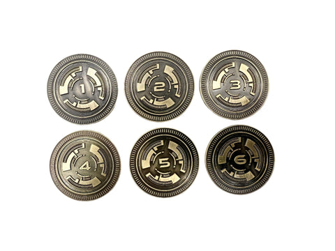 Adventure Coins - Objective Tokens (SciFi)