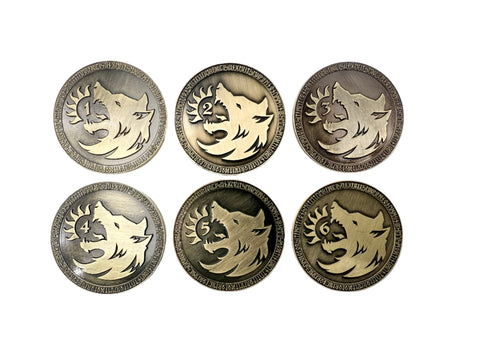 Adventure Coins - Objective Tokens (Wolf)