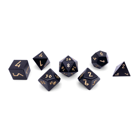 Orb of Disintegration - 7 Piece RPG Set 6063 Aluminum Orb Series™ Dice