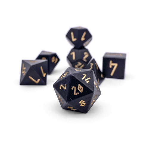 Orb of Disintegration - 7 Piece RPG Set 6063 Aluminum Orb Series™ Dice