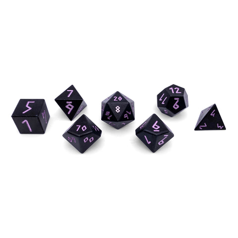 Orb of Paralysis - 7 Piece RPG Set 6063 Aluminum Orb Series™ Dice