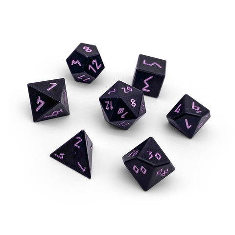 Orb of Paralysis - 7 Piece RPG Set 6063 Aluminum Orb Series™ Dice