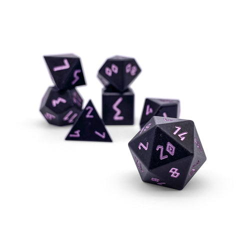 Orb of Paralysis - 7 Piece RPG Set 6063 Aluminum Orb Series™ Dice